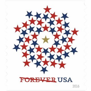 1,  000 Usps Forever Stamps - Patriotic Spiral Books - (book Of 10)