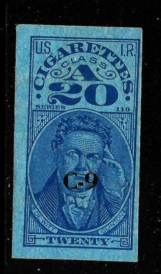Hick Girl Stamp - Old U.  S.  Revenue 20 