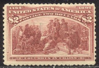 U.  S.  242 - 1893 $2.  00 Columbian ($1,  050)