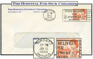 Canada 6¢ Centennial Pvt Pse 1969 Sick Kids En557 - 10