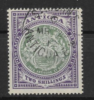 Antigua Sg50 1912 2/= Grey - Green & Violet
