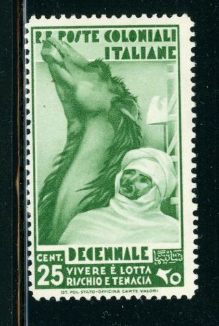 Italian Colonies Mh Selections: Scott 33 25c 10th Ann Fascism (1933) Cv$6,