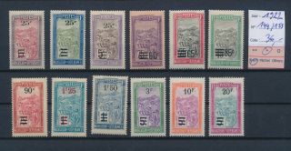 Lk82419 Madagascar 1922 Overprint Fine Lot Mh Cv 36 Eur