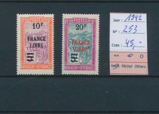 Lk82409 Madagascar 1942 France Libre Overprint Fine Lot Mh Cv 45 Eur