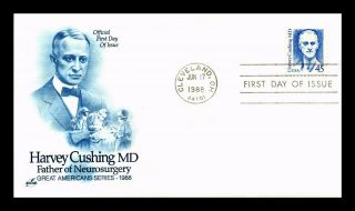 Dr Jim Stamps Us Dr Harvey Cushing Neurosurgery Fdc Cover Art Craft