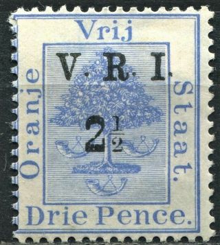 Orange State 1900.  Vri Raised Stops - Sg 115,  2.  5d,  Hinged,  Cv £225