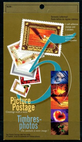 Weeda Canada Bk246ai Vf Mnh Picture Postage Booklet,  Unlisted Mf Pane Variety