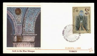 Dr Who 1983 Turkey Europa Cept Mosque Fdc C127141