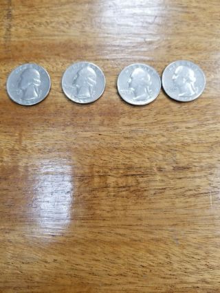 1965 1966 1967 1970 Quarters Circulated Lightly