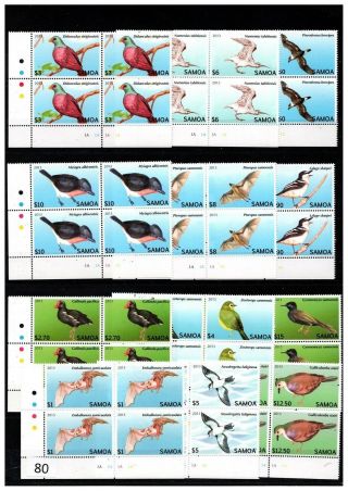 ,  4x Samoa - Mnh - Birds