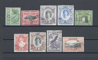 Tonga 1942 - 49 Sg 74/82 Cat £110