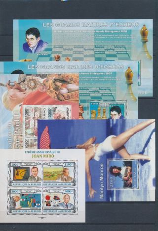 Ab6 - 2712 World Famous People Historical Figures Fp Good Sheets Mnh