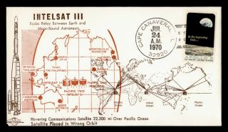 Dr Who 1970 Intelsat Iii Space Satellite Over Pacific Ocean C126076