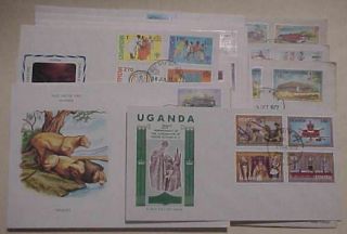 Uganda Fdc 26 Diff.  1972 - 1996 Cachet Unaddressed