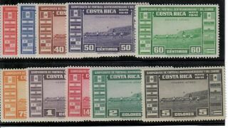 Costa Rica,  Scott C57 - C66,  Mnh,  Scott=$95