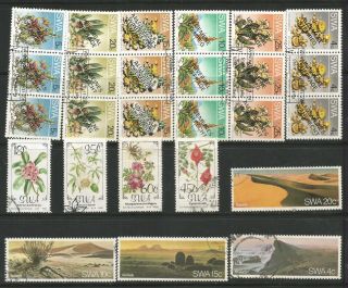 SOUTH WEST AFRICA SELECTION COMPLETE & PART SETS BLOCK REG COVER 1 FDC 0286 4