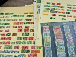 Canada,  Newfoundland,  Revenues,  Precancels,  Accumulation Of Stamps