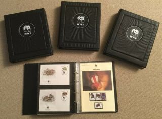 Wwf First Day Covers Stamps - 47 Sets In Albums W/ Sleeve