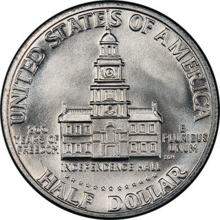 Us 50 Cents Kennedy Half Dollar Usa Bicentennial 1976 Clad Coin " P " Unc