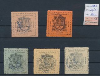 Lk61992 Venezuela 1903 Coat Of Arms Fine Lot Cv 400 Eur