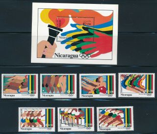 Nicaragua - Atlanta Olympic Games Mnh Sports Set (1996)