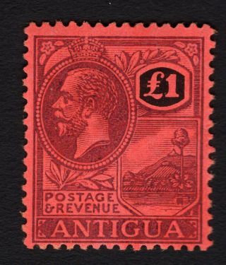 Antigua 1922 Stamp Gibbons 61 Mh Cv=170£
