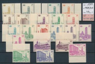 Lk68296 Belgium 1953 Railway Stamps Fine Lot Mnh Cv 460 Eur