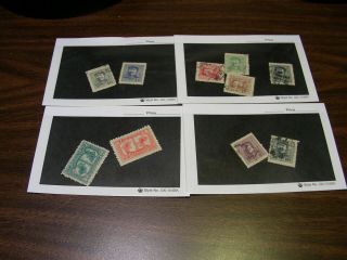 Drbobstamps Prc & Stamp Lot (generally F - Vf) On Dealer Stock Cards