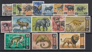 Kenya Qeii Animals Set To 20/ - Vfu J2442