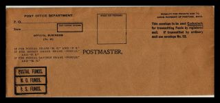 Dr Jim Stamps Us Post Office Official Business Legal Size Cover