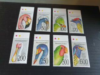 Sierra Leone 1992 Sg 1829 - 1836 Birds Mnh (v)