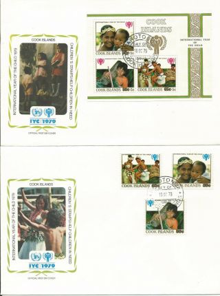 Fdc International Year Of The Child Cook Islands 1979 (2)
