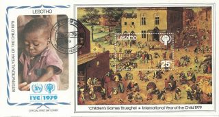 Fdc International Year Of The Child Lesotho 1979 (2)