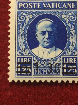 Vatican Stamp Overprinted