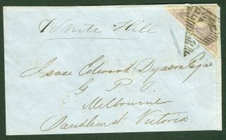 Sg 7b Cape Of Good Hope 1855 - 63.  6d Deep Rose - Lilac.  Fine On Front To.
