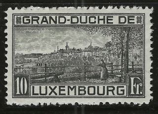 Luxembourg Classics.  152 (ten Francs).  1923.  H.  Scv $9.  50