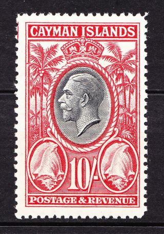 Cayman Is 1935 Gv 10s,  Unmounted Cv £100