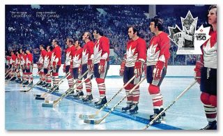 Ussr - Canada 1972 Hockey Series = Canada 150 = Cool Shape Stamp Fdc,  Ofdc Ca 2017
