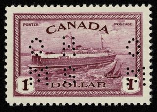 Canada Stamp Scott O273 $1 Official Nh Og Never Hinged Well Centered