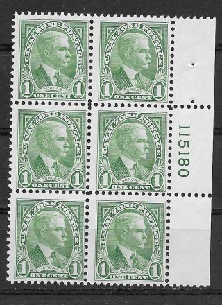Canal Zone,  1928/40,  1c Plate Block Of 6 Stamps,  Perf,  Mnh