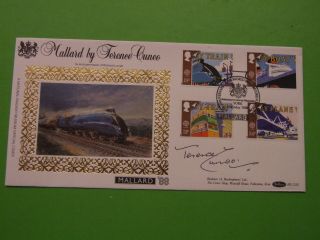 Benham Fdc Blcs32 Mallard Signed Terence Cuneo With Insert