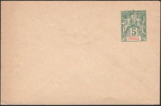 Obock,  1892.  Envelopes H&g 1,