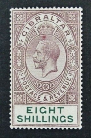 Nystamps British Gibraltar Stamp 90 Og H $280