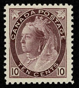 Canada Stamp Scott 83 10c Queen Victoria 1897 Lh Og
