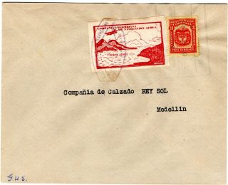 Colombia - Ccna - Ff Cover 3 - Plane " Goliath " - B/quilla To Medellin - 1922 Rrr