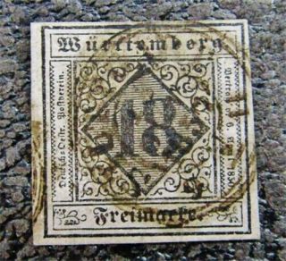 Nystamps German States Wurttemberg Stamp 6 $725