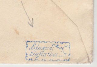 GERMANY DR 1923 (9.  9. ) INFLAT.  COVER LEIPZIG FRANKING/TAXE PERCUE EXPERT. 4