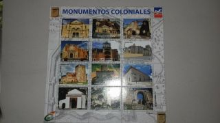 Dominican Republic Colonial Buildings - Monumentos Coloniales Complete Sheet