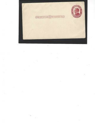 Ux 24 U.  S.  Postal Card Mckinley 1 Cent - Issue 8/10/1911 Bv $10.  00