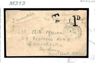 M313 Boer War Australian Contingent Mail Ex British Fpo South Africa 1900 Cover